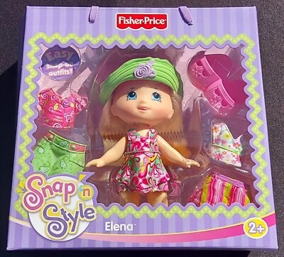 Snap n Style Elena - Fisher Price - VINTAGE 2005 - NEW - Image 1 of 4