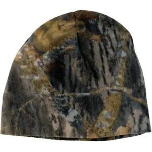 POLAR FLEECE Camo BEANIE Mossy, Realtree Xtra, Edge, Country Hunting Hat Unisex - Picture 1 of 6