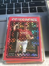 2005 Topps Chrome Update Red X-Fractors #154 Stuart Pomeranz cardinals/65! kc18