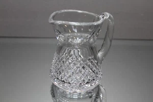 Waterford Crystal Alana Syrup Cut Glass Creamer Cream Pitcher 4 1/4” Signed MINT - Picture 1 of 7