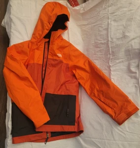 North Face Boys Jacket 18/20 XL Orange Very Good Gently Used Condition - Picture 1 of 7