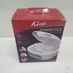 Kiss Rechargeable Power File Deluxe Nail Dryer Untested/Power Adapter Missing