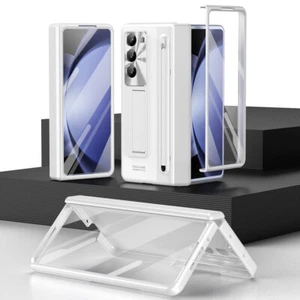 Für Samsung Galaxy Z Fold5 Fold4 Handy Scharnier Glas Case +Stift 360 Hülle Case - Bild 1 von 29