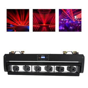6 Eyes Monster Beam Laser Moving Head Light Red Color DJ Lighting Stages US - Picture 1 of 22