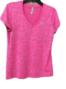 Under Armour Women's Coral Pink Heat Gear Shirt Size SM/P - Picture 1 of 7
