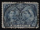 #54 Jubilee 5c Canada used well centered