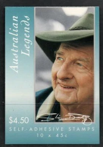 AUSTRALIAN BOOKLET~ 2001 AUST LEGENDS SLIM DUSTY 1 x $4.50  MINT CONDITION #301 - Bild 1 von 1