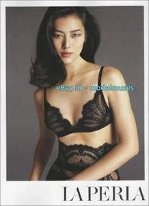 Lencería LA PERLA ANUNCIO IMPRESO 1 página otoño 2015 LIU WEN hermosa mujer asiática - Imagen 1 de 1