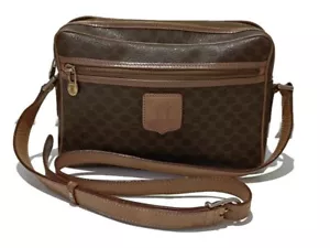Celine Macadam Vintage Umhängetasche aus PVC Canvas & Leder - Bild 1 von 12
