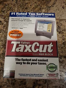 Vintage TaxCut 2000 Tax Software on CD H&R Block - NEW - Picture 1 of 1