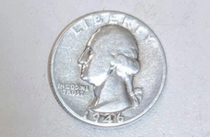 1946 P Washington Quarter US Silver Coin - Picture 1 of 8