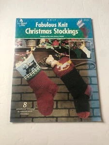 Annies Attic Fabulous Knit Christmas Stockings 8 Designs Pattern Booklet 872791 - Picture 1 of 2