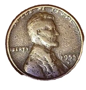 1955 D Lincoln Wheat Cent 2.8 Grams - Picture 1 of 7