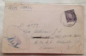 PAPUA NEW GUINEA 1944 A. F. P. O. No 201 POSTMARK COVER WITH AIR FORCE CENSOR - Picture 1 of 1