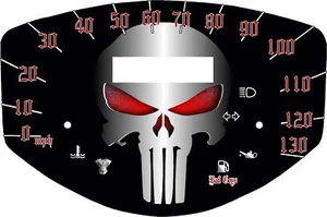 Yamaha Stryker 1300 Face Plate Fits 2011- Newer  (mph or km/h)  Pun - Picture 1 of 2