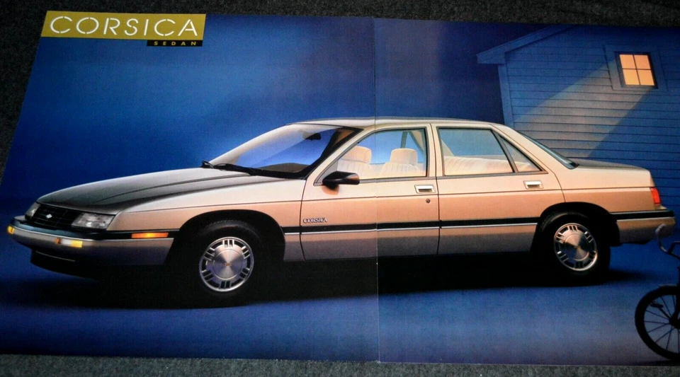1988 CHEVY CORSICA ORIGINAL DEALER ADVERTISEMENT VINTAGE AD 88 - Image 1 of 1