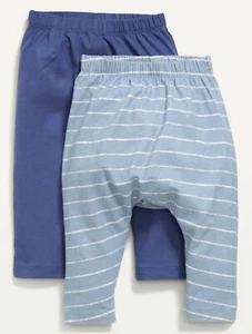 Old Navy Baby Size 6-12 Months Jersey Knit Pull On Pants / Leggings ~ NWT Blue - Picture 1 of 2