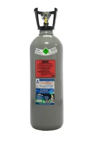 10 kg CO2 Flasche mit Steigrohr Tauchrohr, Getränke Kohlensäure, NEU&VOLL, EU - Bild 1 von 6