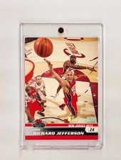HOLO 1ST DAY ISSUE #ED 2007-08 Stadium Club Richard Jefferson VS LEBRON JAMES 