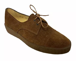 Carcavelos Damen Frauen stilvolle lässige braune Wildleder Schnürschuhe 5,5 neu - Bild 1 von 4
