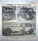 1930 Motor Show, Rolls-royce Cabinet, Cross-country Crossley, Luxury Bentley