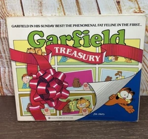 Vintage Garfield Treasury Book First Edition 1982 By Jim Davis Paperback Comic - Imagen 1 de 6