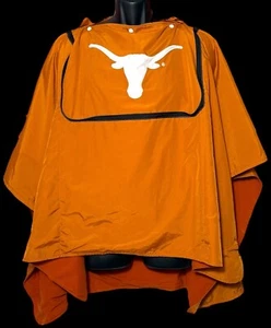 University of Texas Longhorns Erwachsene Regenponcho mit Kapuze Fleece lässt sich in Tasche umwandeln - Bild 1 von 17