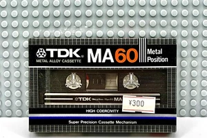 TDK MA 60 TIPO IV 1982 JAPÓN CINTA DE CASETE EN BLANCO (1) (SELLADA) - Imagen 1 de 3