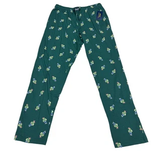 Polo Ralph Lauren Ropa de Dormir Para Hombre Verde Todo Polo Oso Pantalones de Salón Talla L Nuevo con Etiquetas - Imagen 1 de 12