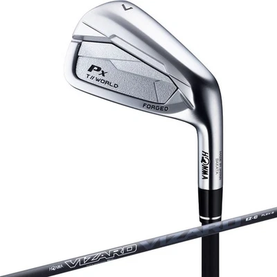 HONMA GOLF TOUR WORLD PX IRON SET #6-PW VIZARD EZ-C GRAPHITE S-FLEX 5 CLUBS SET - Image 1 of 4