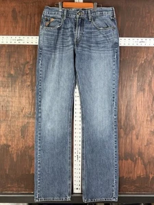 Ariat Jeans M5 Slim Straight Medium Wash Workwear Stretch Denim Blue Men’s 32x38 - Picture 1 of 9