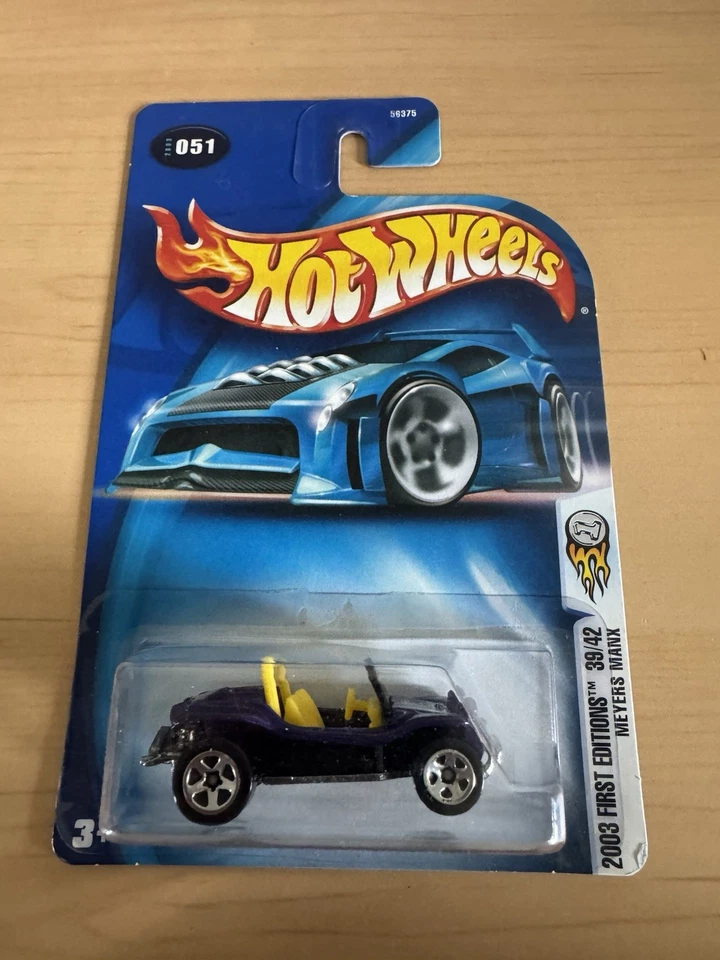 Hot Wheels 2003 primeras ediciones 39/42 Meyers Manx Collector #051 nuevo en paquete S48 Foto 1 de 2