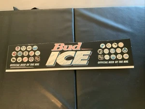 1995 BUD ICE NHL LOGOS KARTON DISPLAY POSTER #1000 - Bild 1 von 13