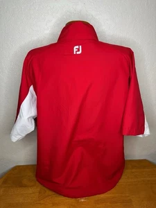 Abrigo de Lluvia Pullover Para Hombre Footjoy Atlético S/S 1/2 Cremallera Grande L - Poliéster - Imagen 1 de 6