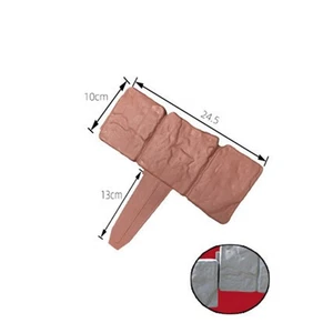 Plastic Fence Stone Edge Fence Outdoor Setup Sturdy Material Weather Resistant - Picture 1 of 3