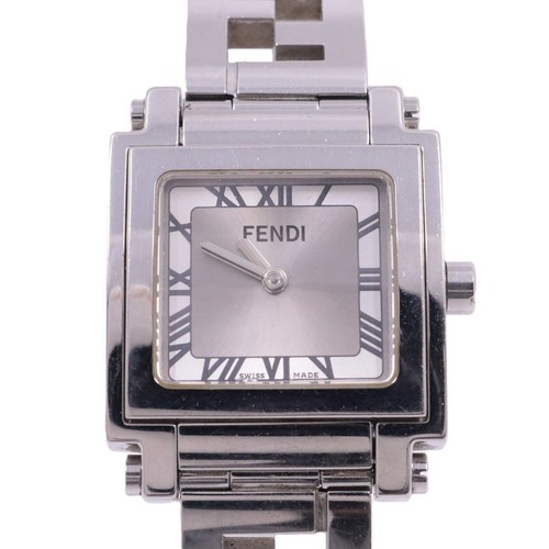 Fendi Quadro quadrante argento 6000L TO214446