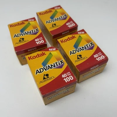 4 rollos APS ADVANVEiX 100 40exp. Película a color, caducada en 2001, para colección Foto 1 de 3