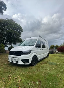 2023 73 VW Crafter Camper Motorhome Race van off grid MTB Aircon Victron Solar - Picture 1 of 24