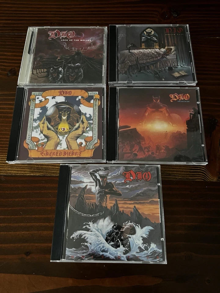 Dio 5 CD Set: Holy Diver to Lock Up the Wolves - Imagem 1 de 4