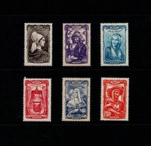 France - 1943 National Relief Set - Scott B167-B172 - Mint - Picture 1 of 1