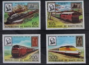 Obervolta 755-758 postfrisch Lokomotiven Eisenbahn #WF191 - Bild 1 von 1