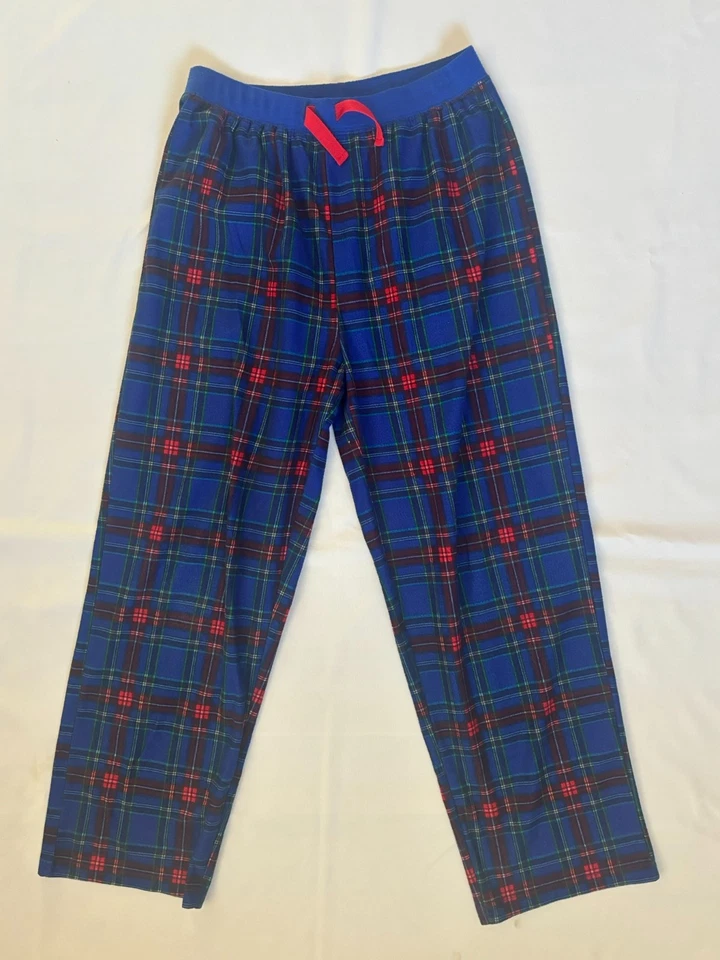 PANTALONES DE PIJAMA A CUADROS BOYS’ THE CHILDREN’S PLACE, ROYAL/RE/BLANCO, TALLA GRANDE 10-12 Foto 1 de 1