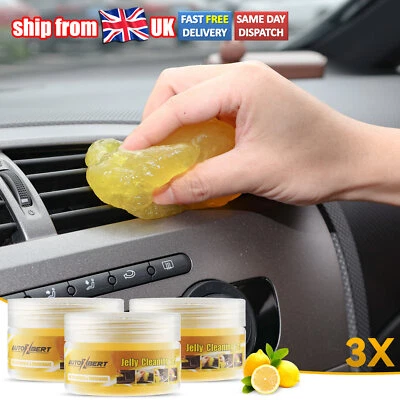 3pcs Cleaning Gel Universal Dust Cleaner Slime Keyboard Car PC Laptop AUTOXBERT - Image 1 of 4