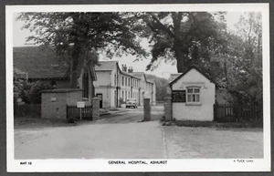 Postcard Ashurst nr Southampton New Forest Hampshire the General Hospital RP - Picture 1 of 2