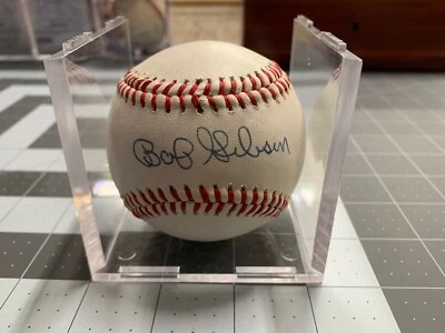 Bob Gibson Cardinals Autographed Wilson Baseball PSA Certified #AI48987 MLB - Image 1 of 4
