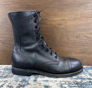 Vtg Biltrite Boot ANSI Z41.1-1991/75 Leather Steel Toe Lace Up Combat Mens Sz 9R - Picture 1 of 17