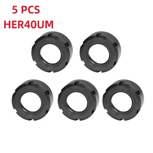 ER Bearing Nut 5PCS HER40 Sliding Nut M50x1.5mm Used for CNC Equipment - Picture 1 of 11