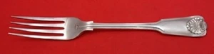 Fiddle and Shell By Spaulding and Co. Sterling Silver Banquet Fork 8 1/8" - Picture 1 of 1