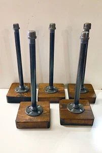 Five Industrial Espresso Urban Pipe Paper Towel Holder - Picture 1 of 5