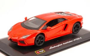 MODELLINO AUTO STATICO BURAGO LAMBORGHINI AVENTADOR 2010 ARANCIO SCALA 1:32 - Foto 1 di 2